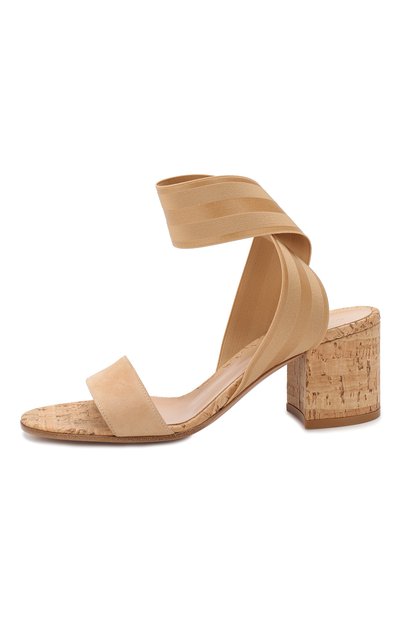 Комбинированные босоножки GIANVITO ROSSI, арт. G31424.60RIC.CEUNUNS, фото 3