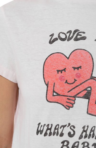 Хлопковая футболка RE/DONE, арт. 024-02WCGT284, фото 5