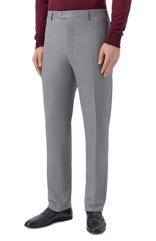 Шерстяные брюки Marco Pescarolo CLASSIC90/5214S Серый  CLASSIC90/5214S Фото 3