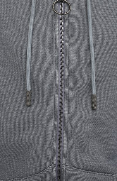Хлопковая толстовка OFF-WHITE серого цвета по цене 69950 руб., арт. 0WBE005E20JER0010808, фото 5 Хлопковая толстовка OFF-WHITE, арт. 0WBE005E20JER0010808, фото 5