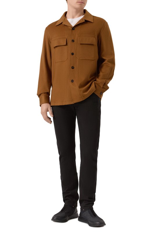 Текстильные кроссовки Stefano Ricci UV689G2322/TWSDPV Чёрный  UV689G2322/TWSDPV Фото 2