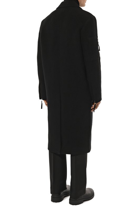 Шерстяное пальто Thom Krom Чёрный, фото 4