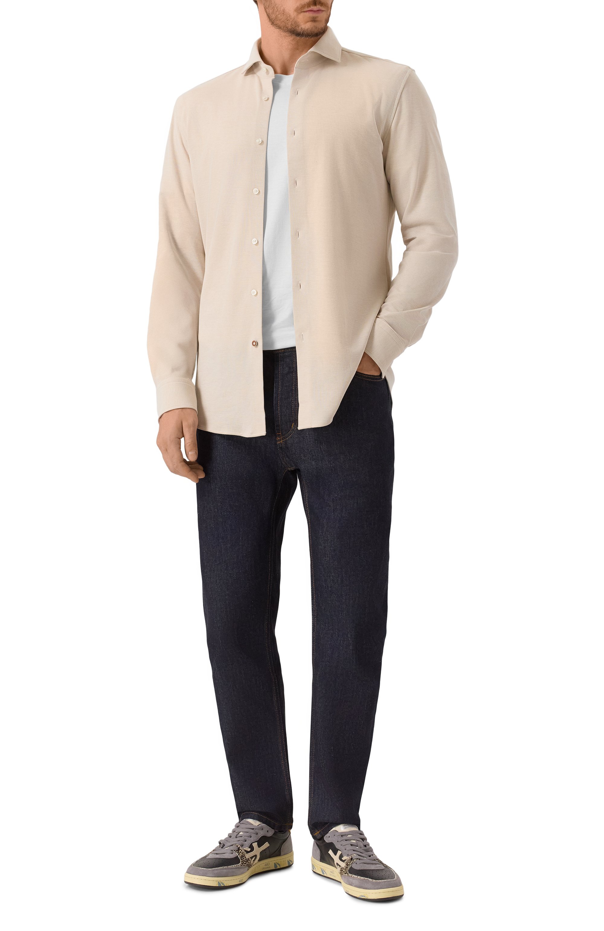 Кожаные кеды bskt clay PREMIATA, арт. BSKT CLAY/VAR 7624, фото 2