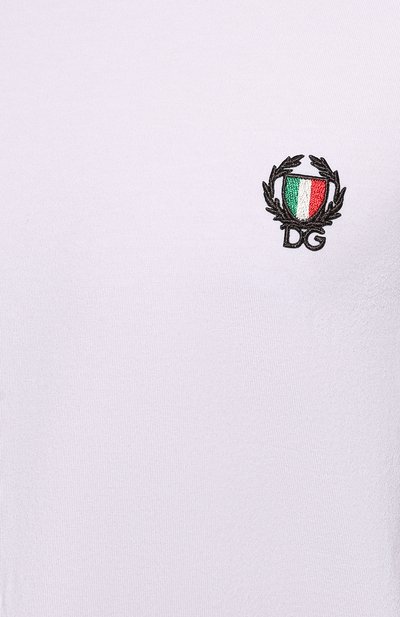 Хлопковая футболка DOLCE & GABBANA, арт. M8C03J/FUECG, фото 5
