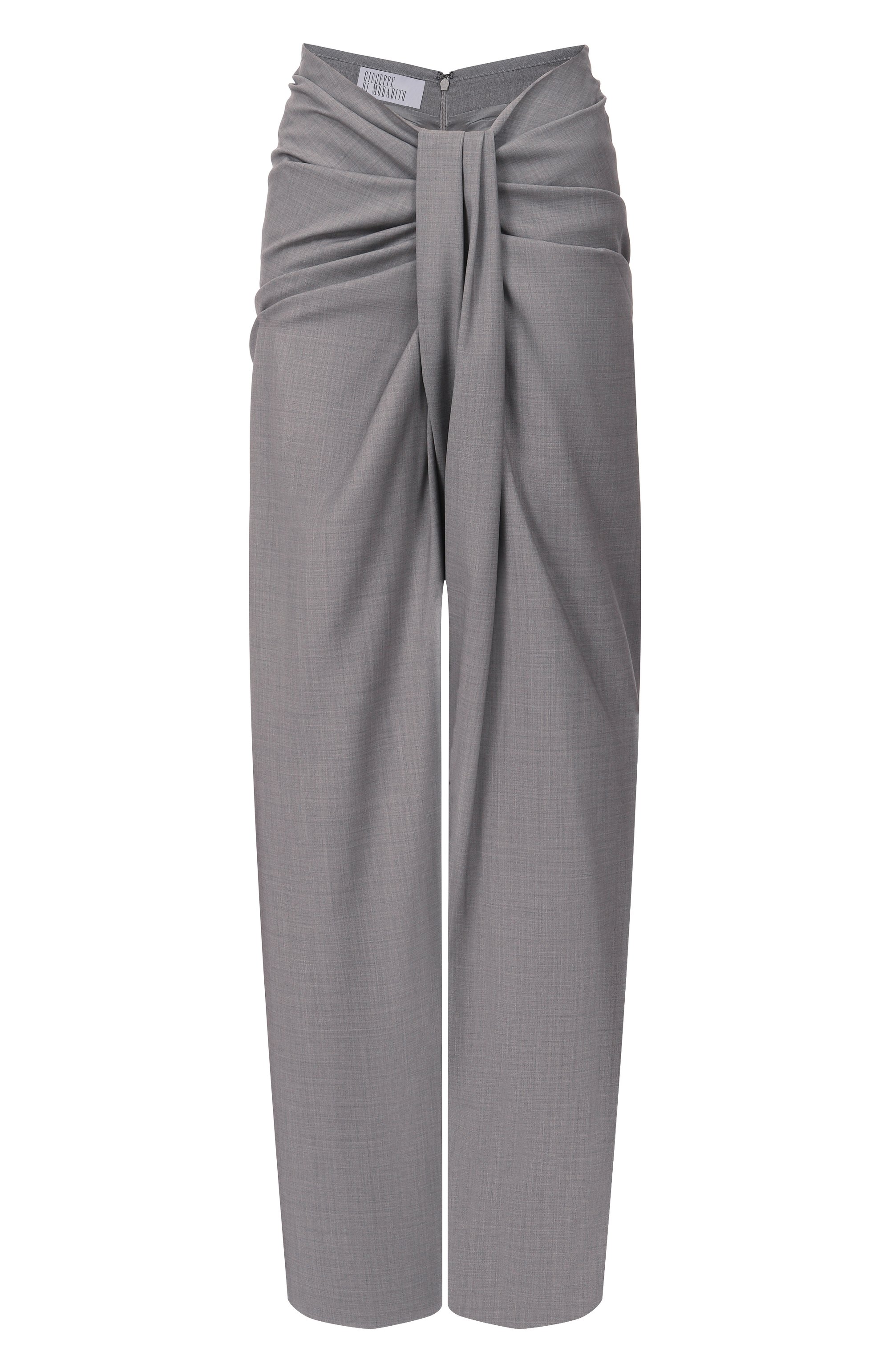 Шерстяные брюки GIUSEPPE DI MORABITO серого цвета по цене 84950 руб., арт. 06PSPA153 16327, фото 1 Шерстяные брюки GIUSEPPE DI MORABITO, арт. 06PSPA153 16327, фото 1