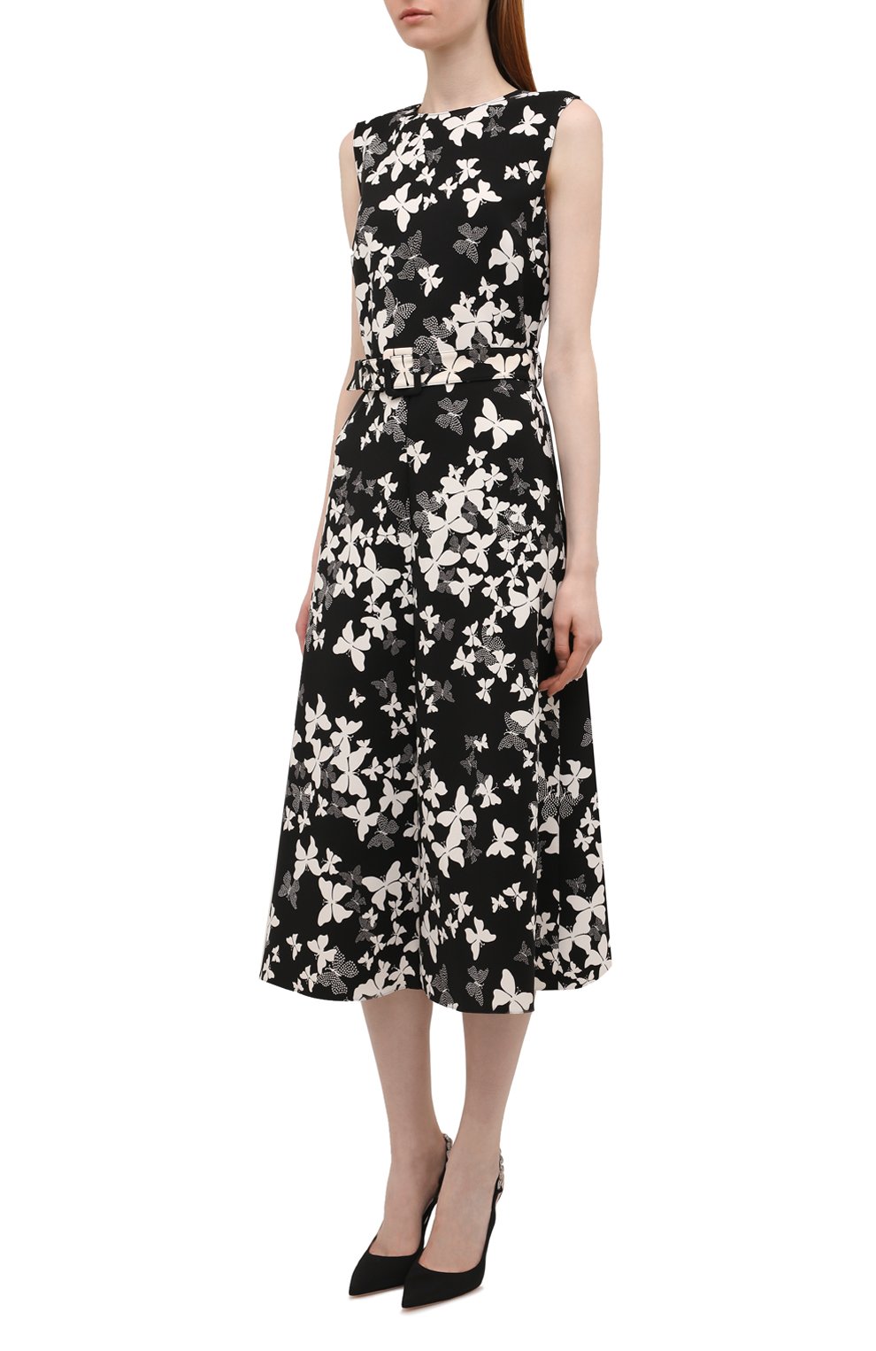 Платье REDVALENTINO черно-белого цвета по цене 73000 руб., арт. XR3VADP4/69W, фото 3 Платье REDVALENTINO, арт. XR3VADP4/69W, фото 3