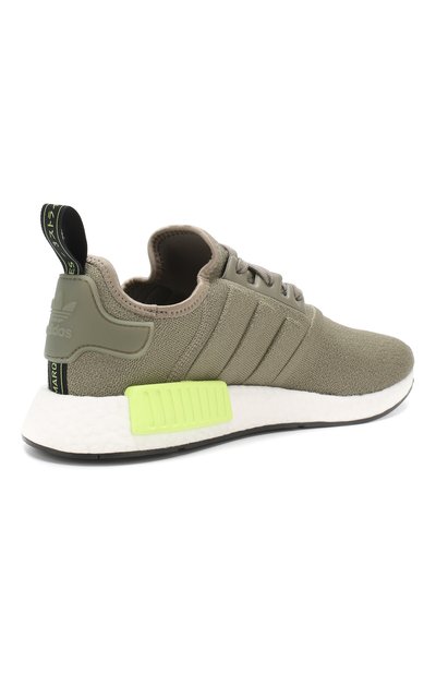 Текстильные кроссовки nmd_r1 ADIDAS ORIGINALS темно-зеленого цвета по цене 8490 руб., арт. BD7750, фото 4 Текстильные кроссовки nmd_r1 ADIDAS ORIGINALS, арт. BD7750, фото 4