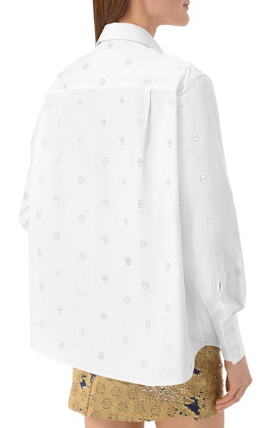 Хлопковая рубашка PHILIPP PLEIN, арт. SAFC WRP0560 PTE021N, фото 4