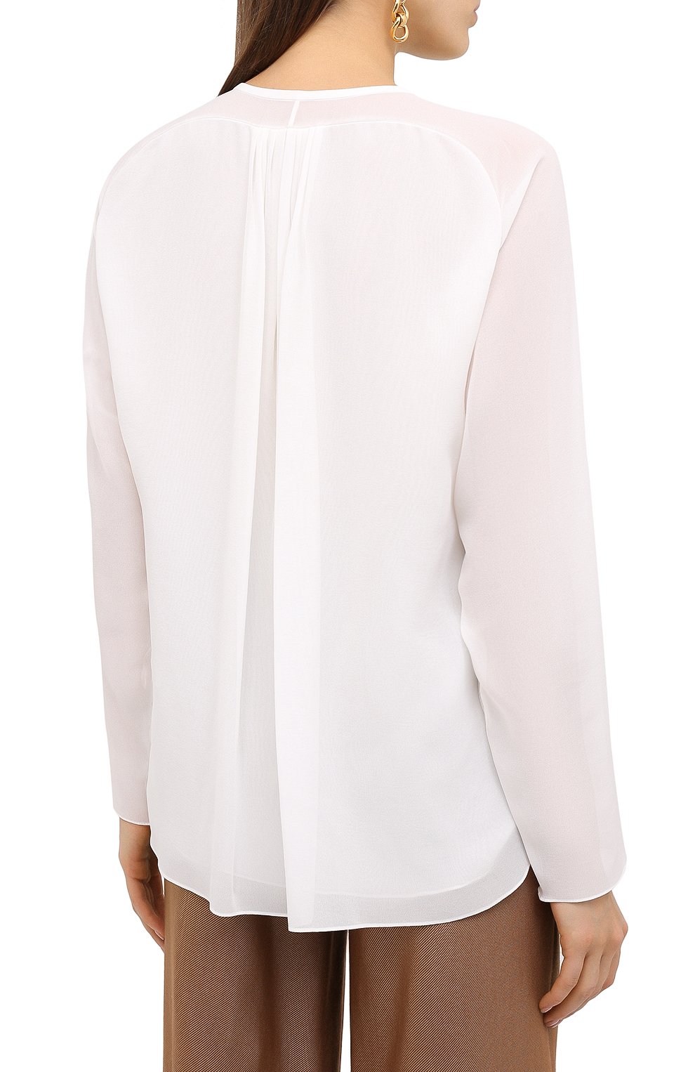 Шелковая блузка CHLOÉ, арт. CHC20AHT32002, фото 5