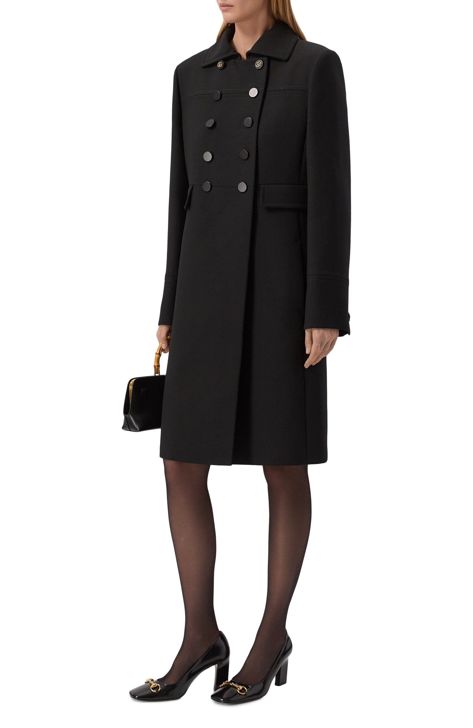 Лакированные туфли signora 85 GUCCI черного цвета по цене 113500 руб., арт. 865410/CLG00, фото 3 Лакированные туфли signora 85 GUCCI, арт. 865410/CLG00, фото 3