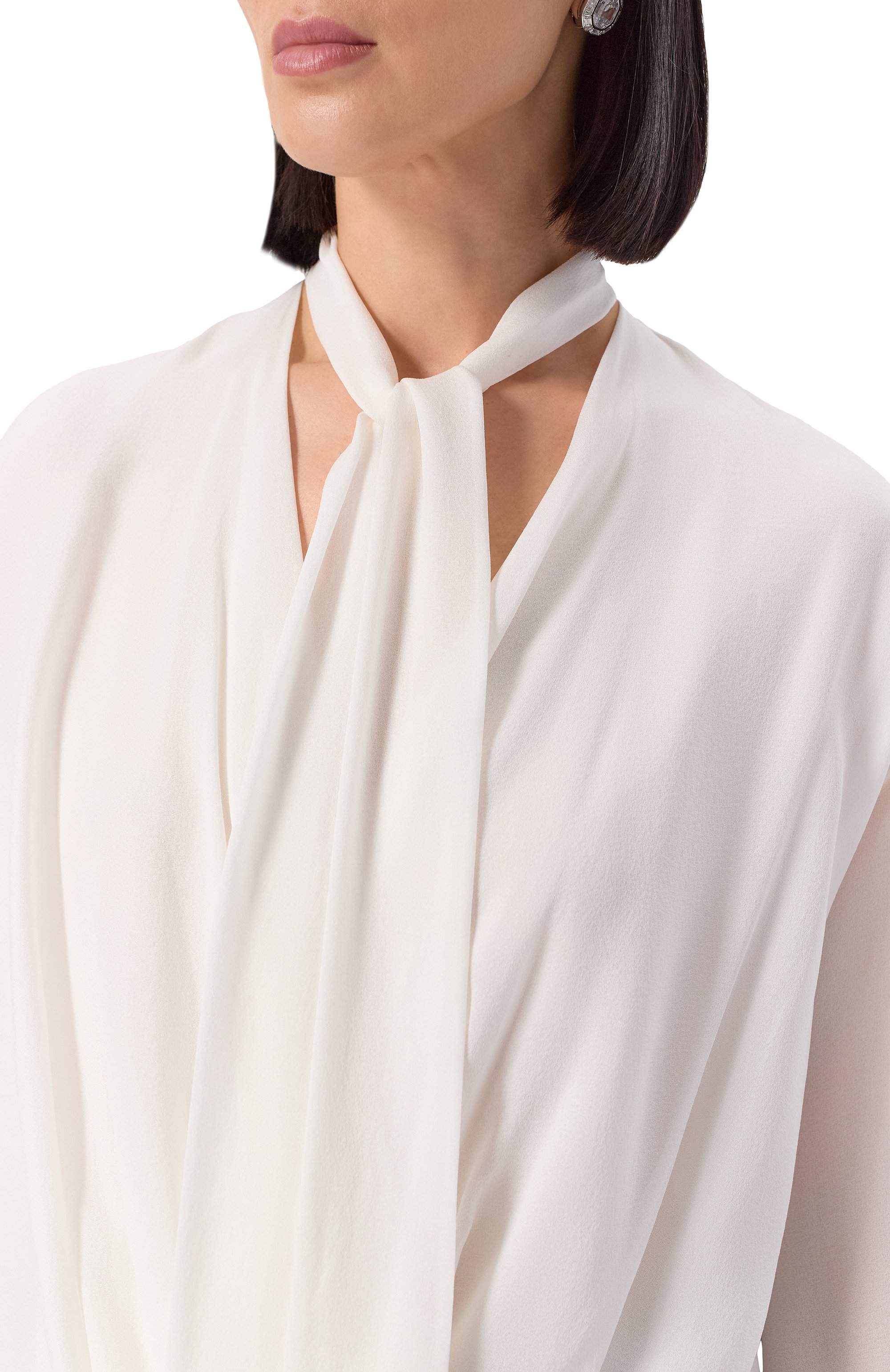 Шелковая блузка GIAMBATTISTA VALLI, арт. 25FWPVCL1104/59SAB, фото 5