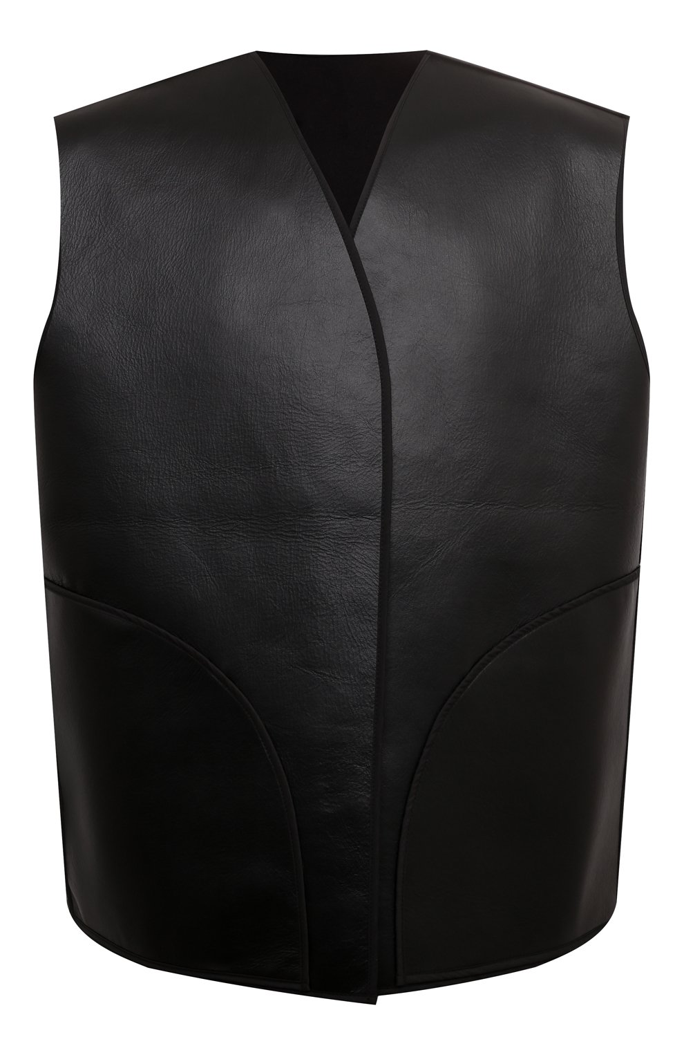 Жилет из экокожи WHO_AM, арт. MV2-O249-BLK, фото 1