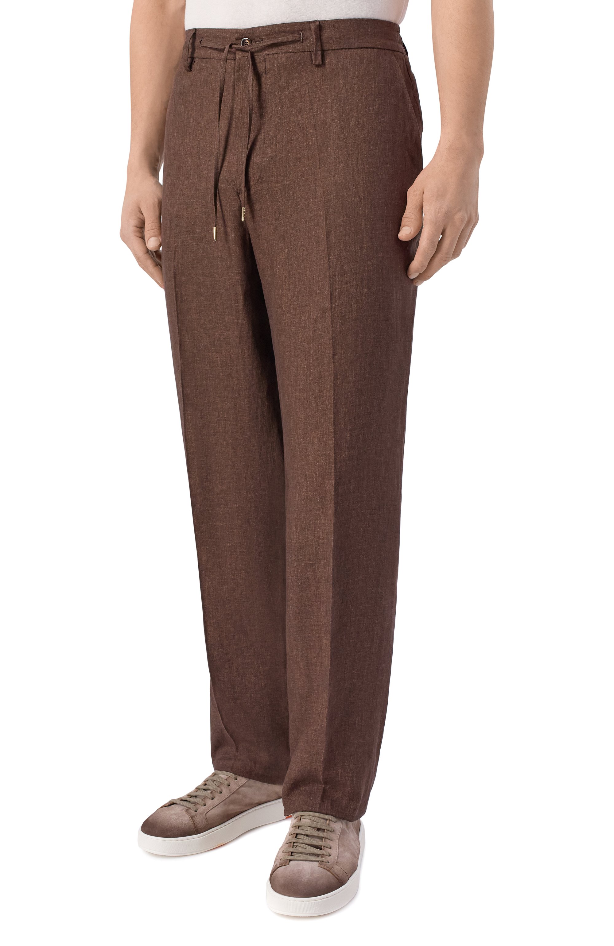 Льняные брюки ANDREA CAMPAGNA, арт. C0VENTSLFSAC/300118, фото 3