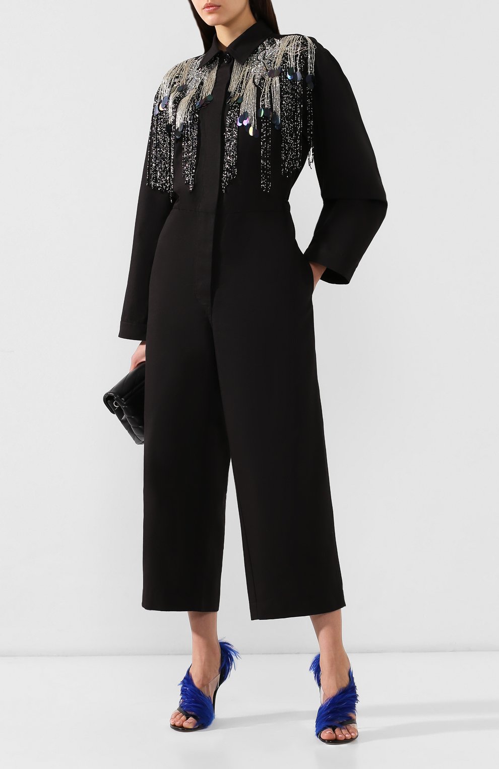 Хлопковый комбинезон DRIES VAN NOTEN, арт. 191-10925-7293, фото 2