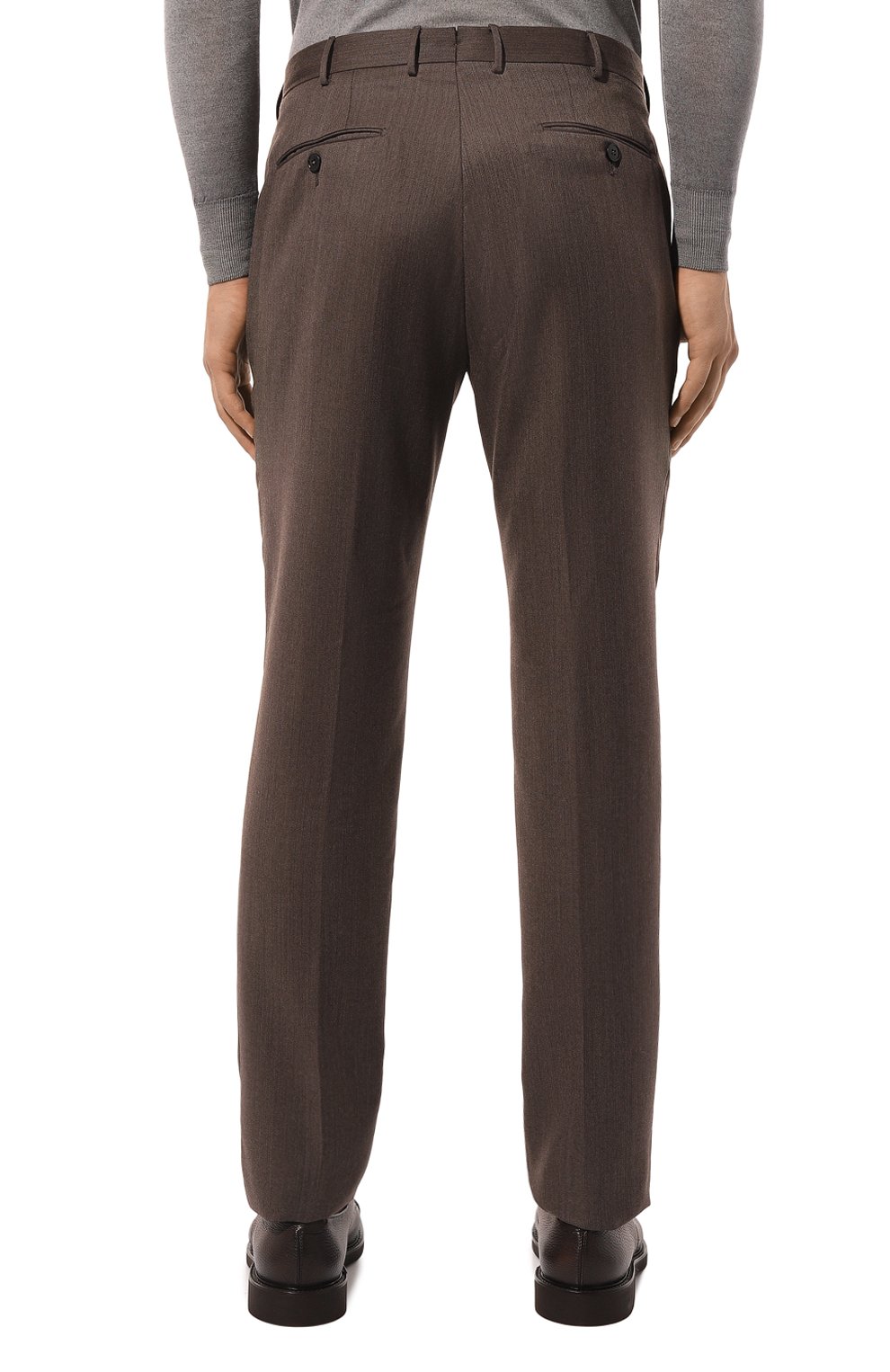 Шерстяные брюки ZEGNA, арт. 75TB12/811F32A8, фото 4