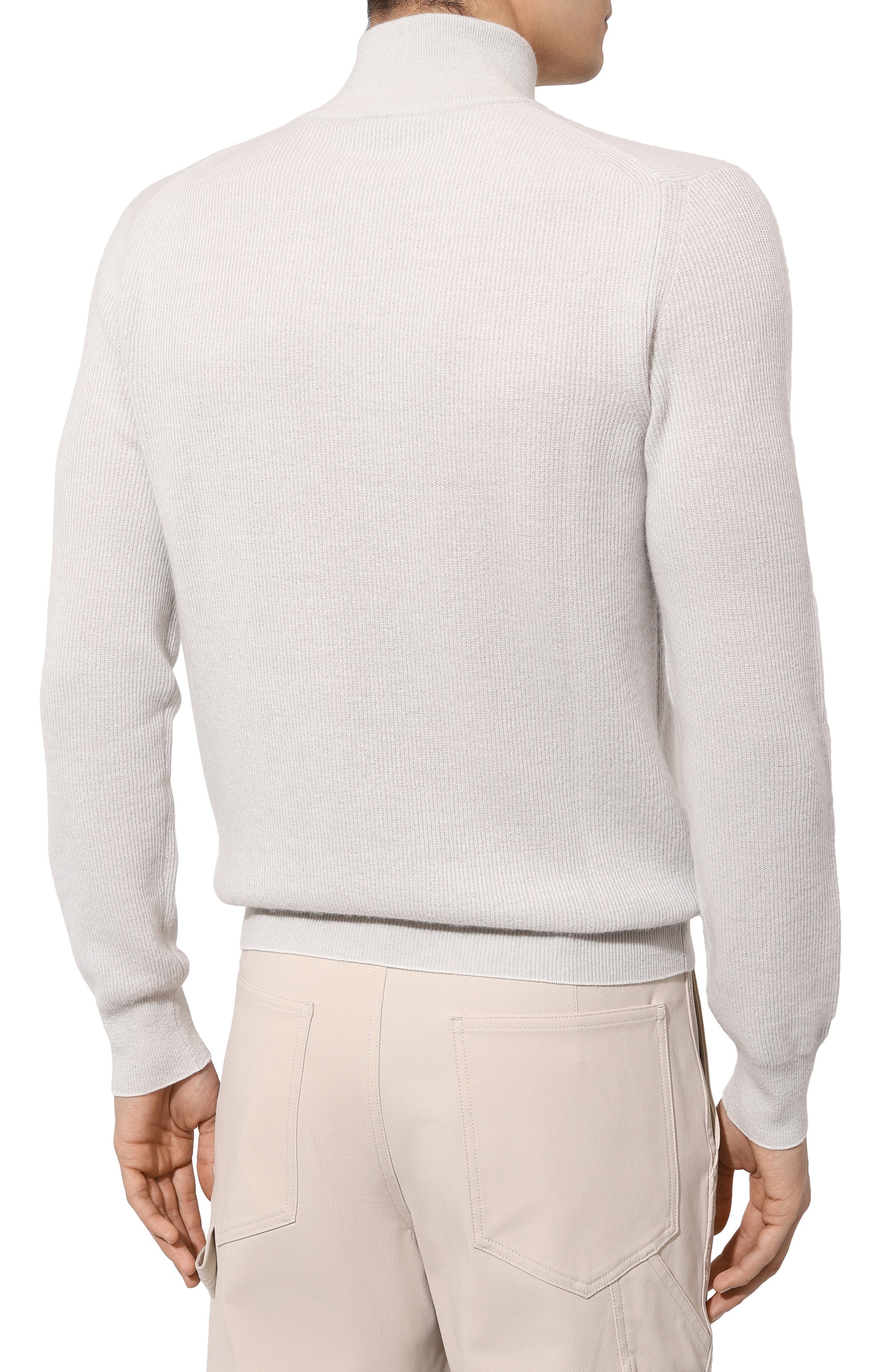 Джемпер из кашемира и шерсти BRIONI, арт. UMS70L/PBK12, фото 4