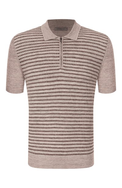 Мужская поло изо льна и шелка CORNELIANI, арт. 25M56A-2525118