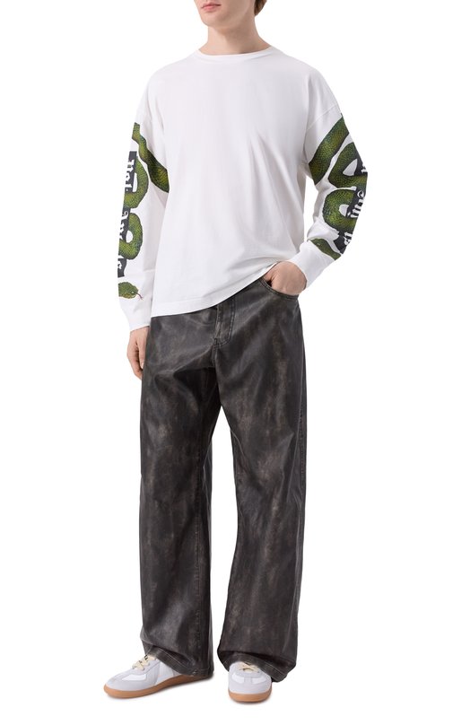 Брюки Palm Angels PMJB018F25FAB001 Серый  PMJB018F25FAB001 Фото 2