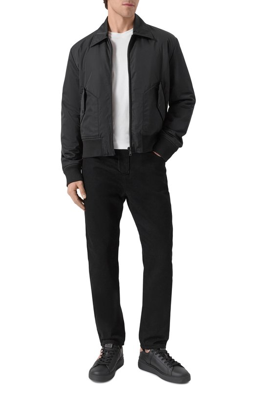 Кожаные кеды B-Court Balmain FM0VI288/L0BP Чёрный  FM0VI288/L0BP Фото 2