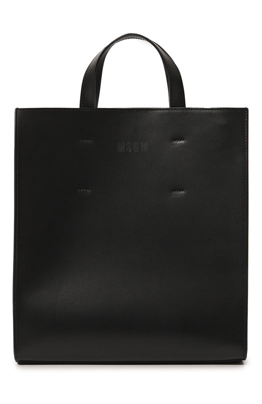 Сумка-тоут Embossed MSGM 3441MDZ71 822 Чёрный 3441MDZ71 822