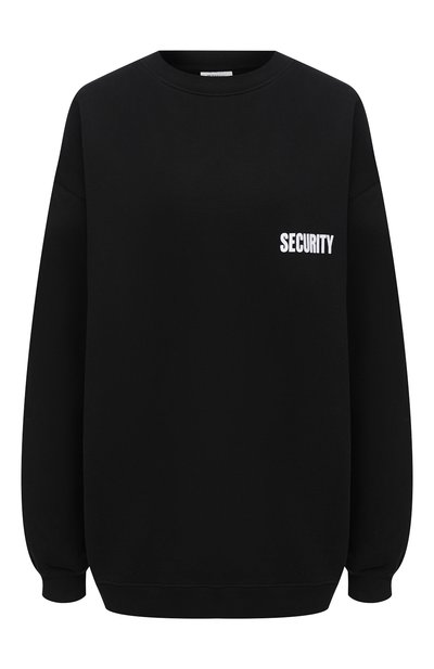 Женский хлопковый свитшот VETEMENTS, арт. UAH21TR528 1601/W
