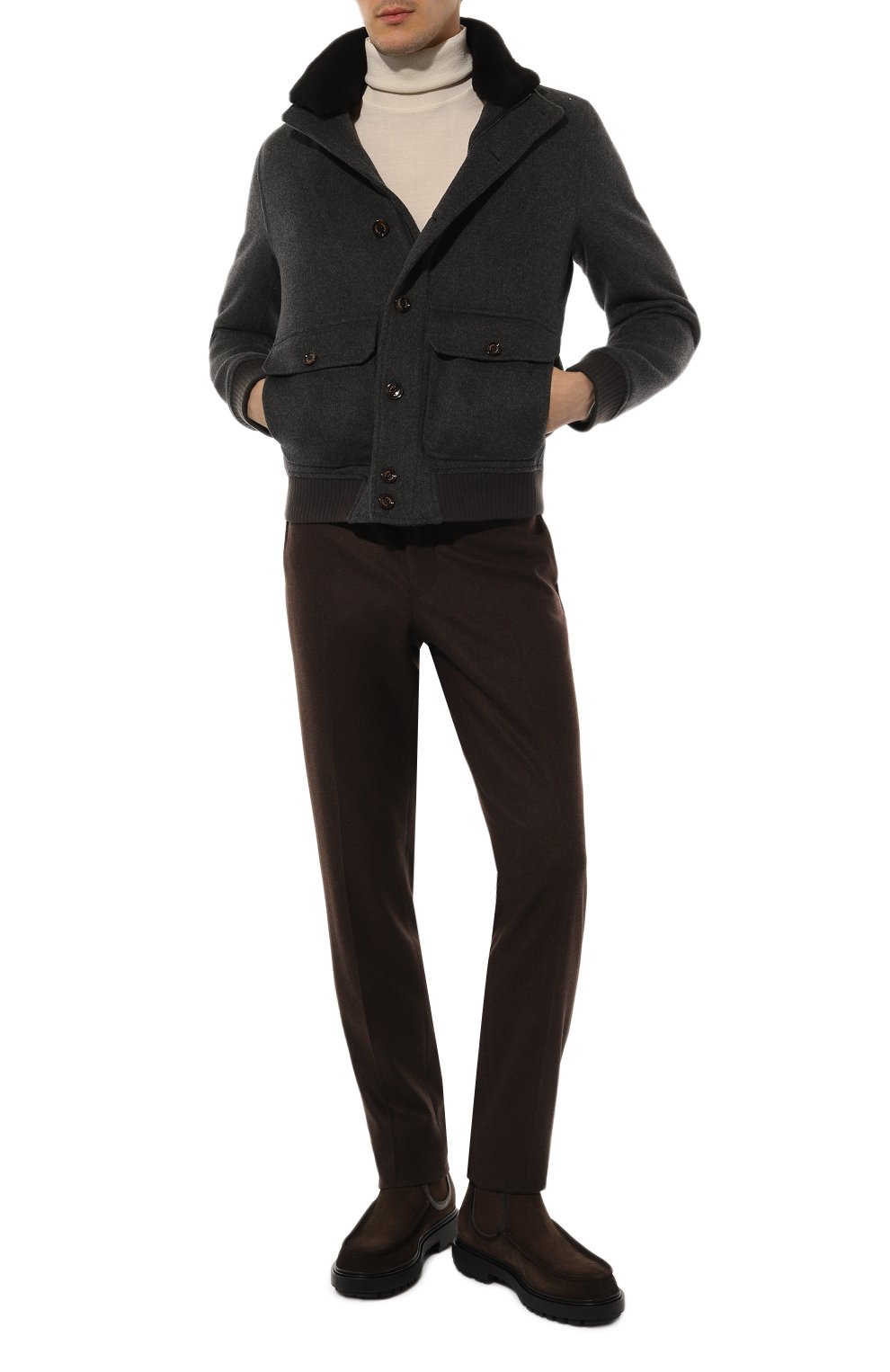 Бомбер из шерсти и вискозы GIMO'S, арт. 4W20.U.020.605, фото 2