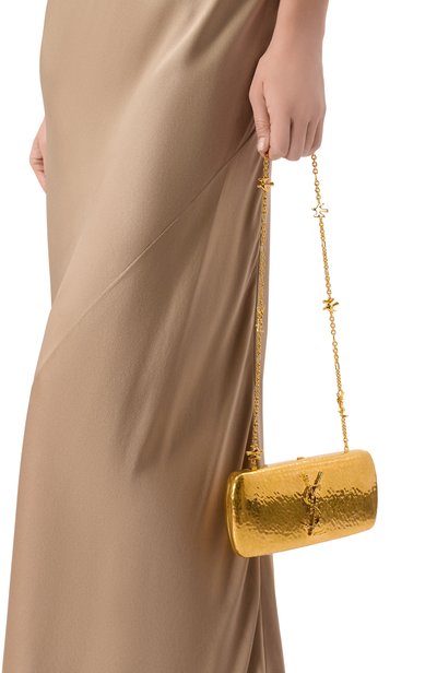 Клатч evening SAINT LAURENT золотого цвета по цене 671500 руб., арт. A00306/JAAIU, фото 2 Клатч evening SAINT LAURENT, арт. A00306/JAAIU, фото 2