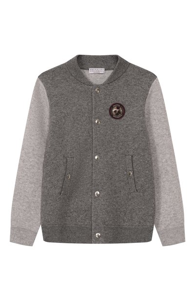 Бомбер из шерсти и кашемира BRUNELLO CUCINELLI, арт. B36M12546C