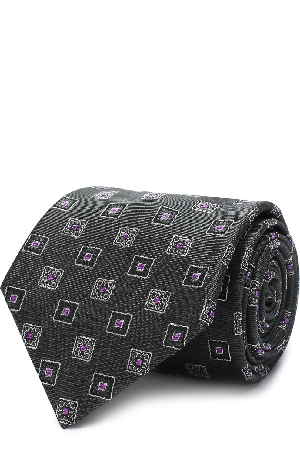 Шелковый галстук с узором BRIONI, арт. 062I00/P7475, фото 1