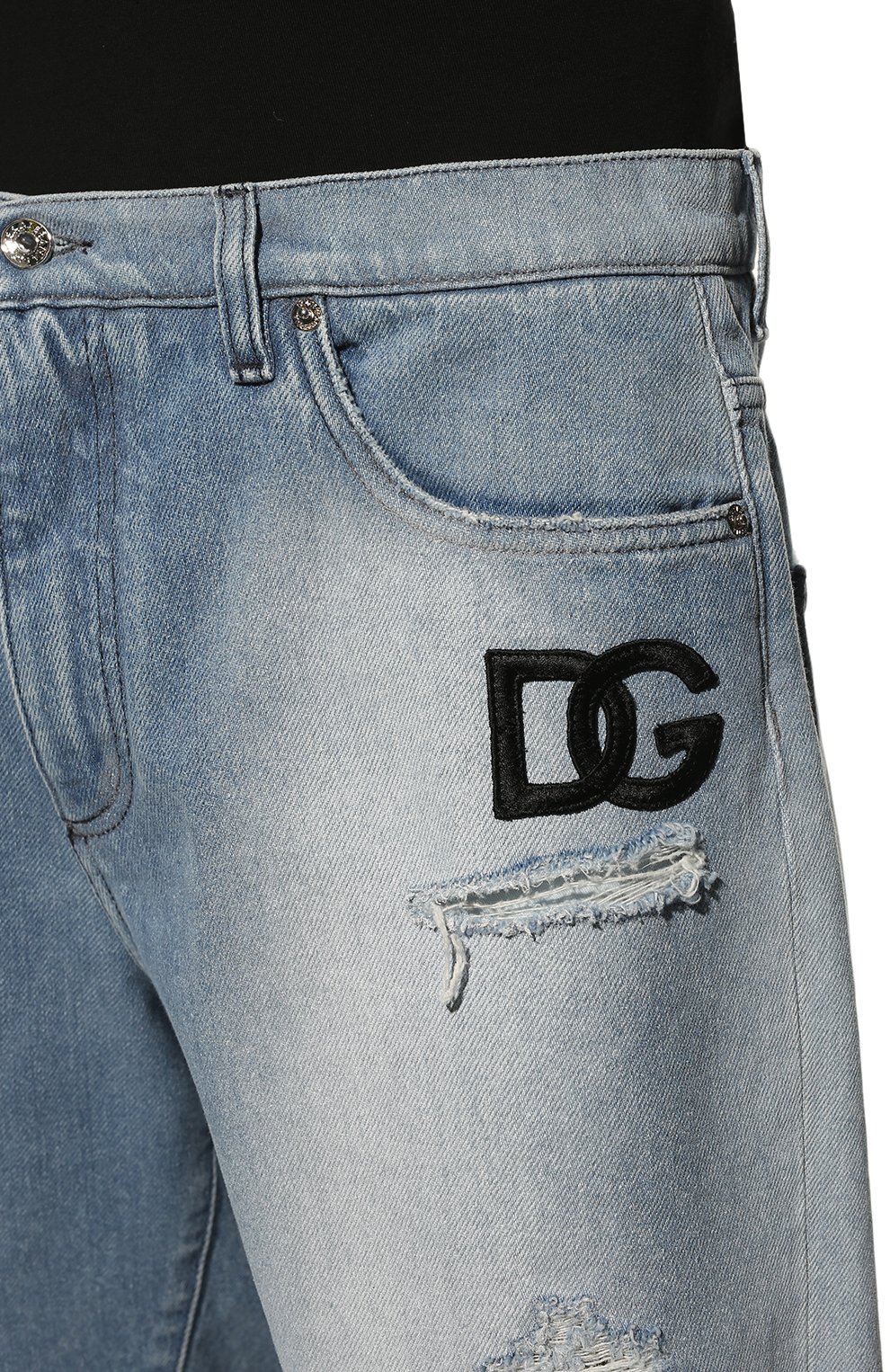 Джинсовые шорты DOLCE & GABBANA, арт. GVEZAZ/G8FN1, фото 5