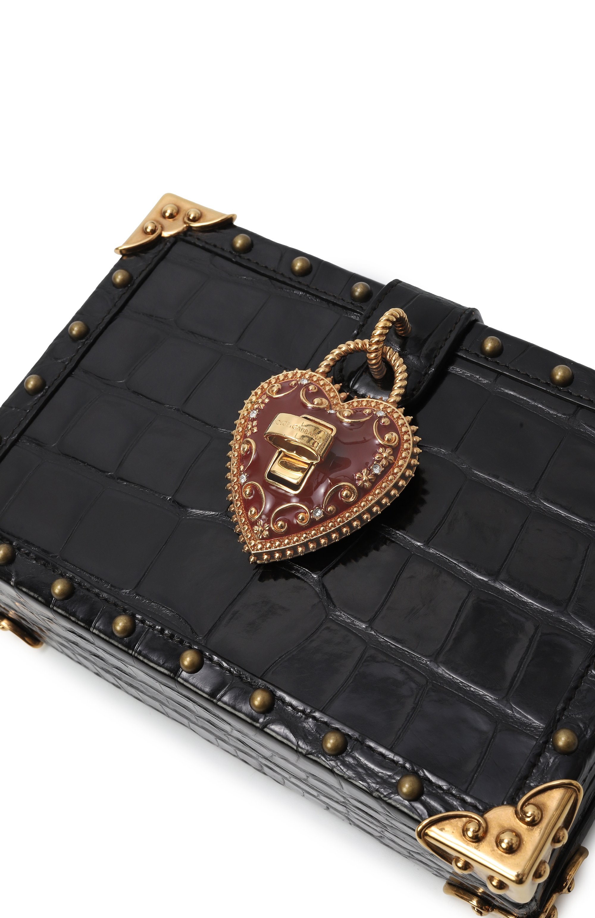 Сумка dolce box из кожи аллигатора DOLCE & GABBANA, арт. BB6568/A2R08, фото 3