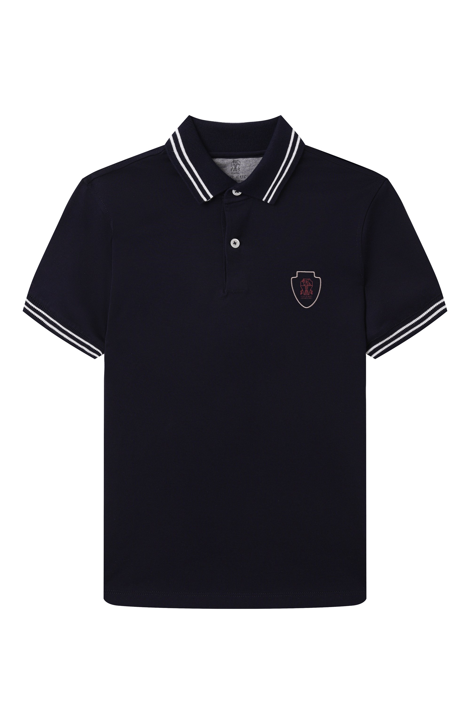 Хлопковое поло BRUNELLO CUCINELLI, арт. B0B13917TC, фото 1