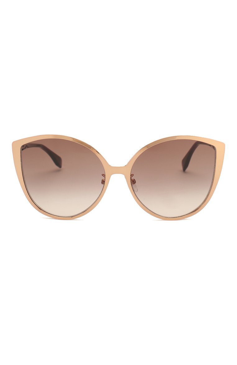 Женские солнцезащитные очки FENDI кремового цвета, арт. 0395/F DDB | Фото 3 (Статус проверки: Проверена категория; Тип очков: С/з; Региональные ограничения белый список (Axapta Mercury): RU, Не проставлено; Нос: Не проставлено; Материал: Пластик, Металл; Очки форма: Бабочка; Оптика Гендер: оптика-женское)