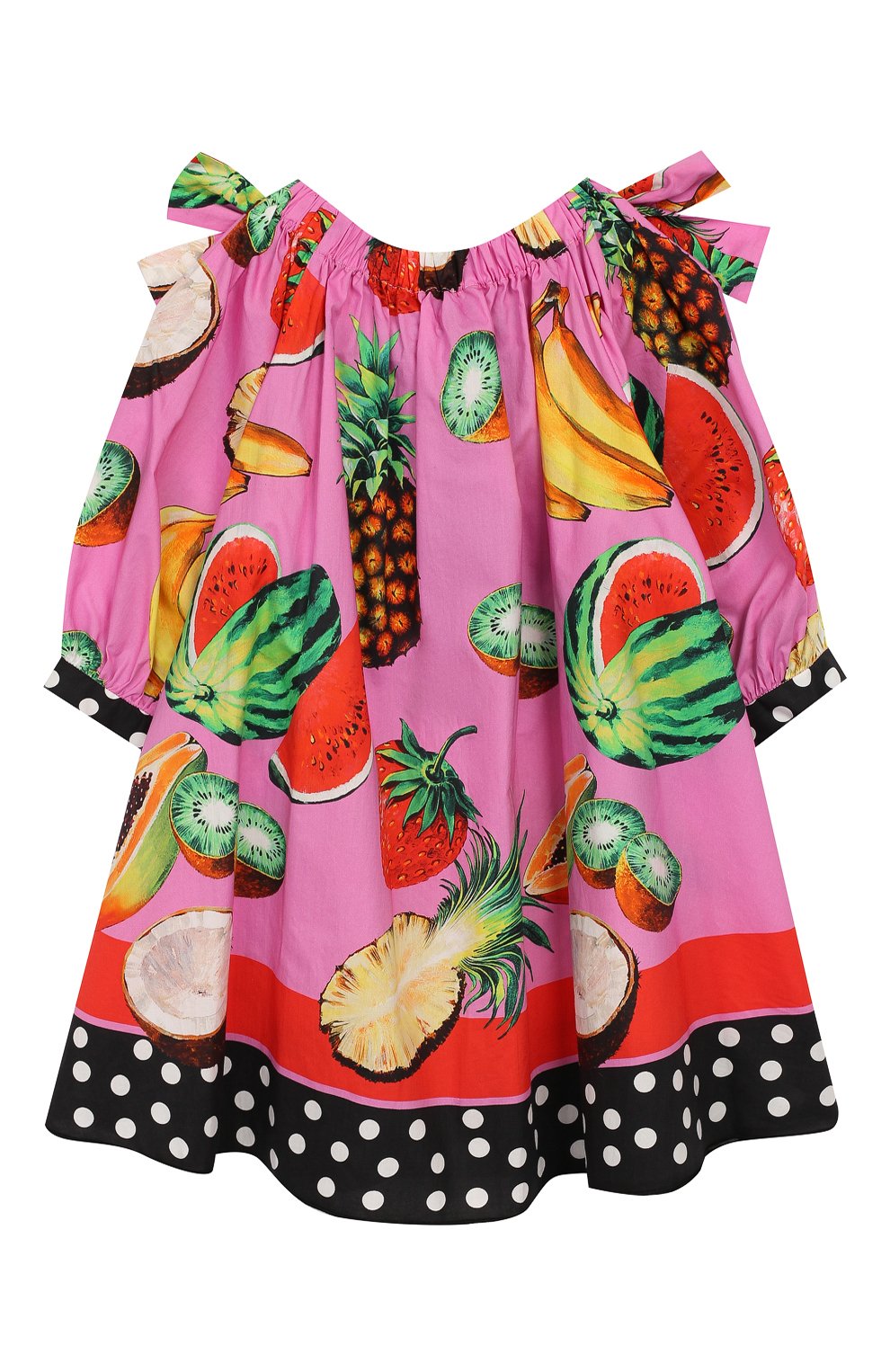 Хлопковая блузка DOLCE & GABBANA, арт. L54S91/G7WRH/8-14, фото 2