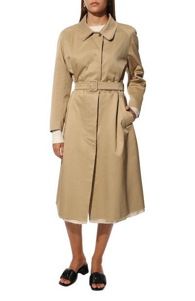 Хлопковый тренч MIU MIU, арт. MS1893-1UPX-F0065, фото 3