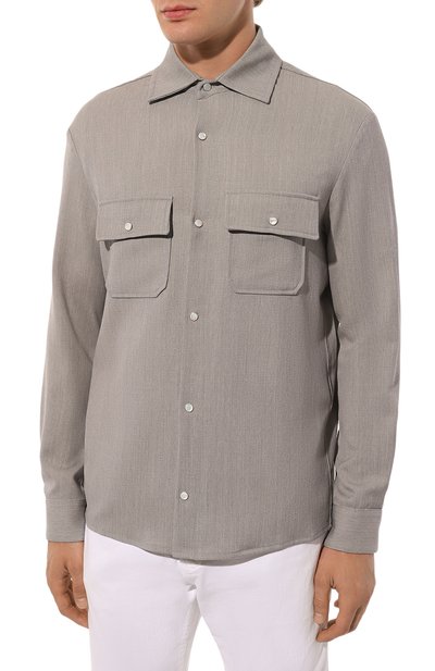 Шерстяная рубашка MARCO PESCAROLO, арт. NEXT/5023, фото 3