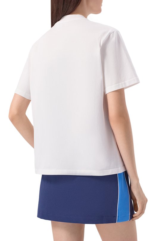 Хлопковая футболка Casablanca W-SP26-JTS-046-02 Белый  W-SP26-JTS-046-02 Фото 4