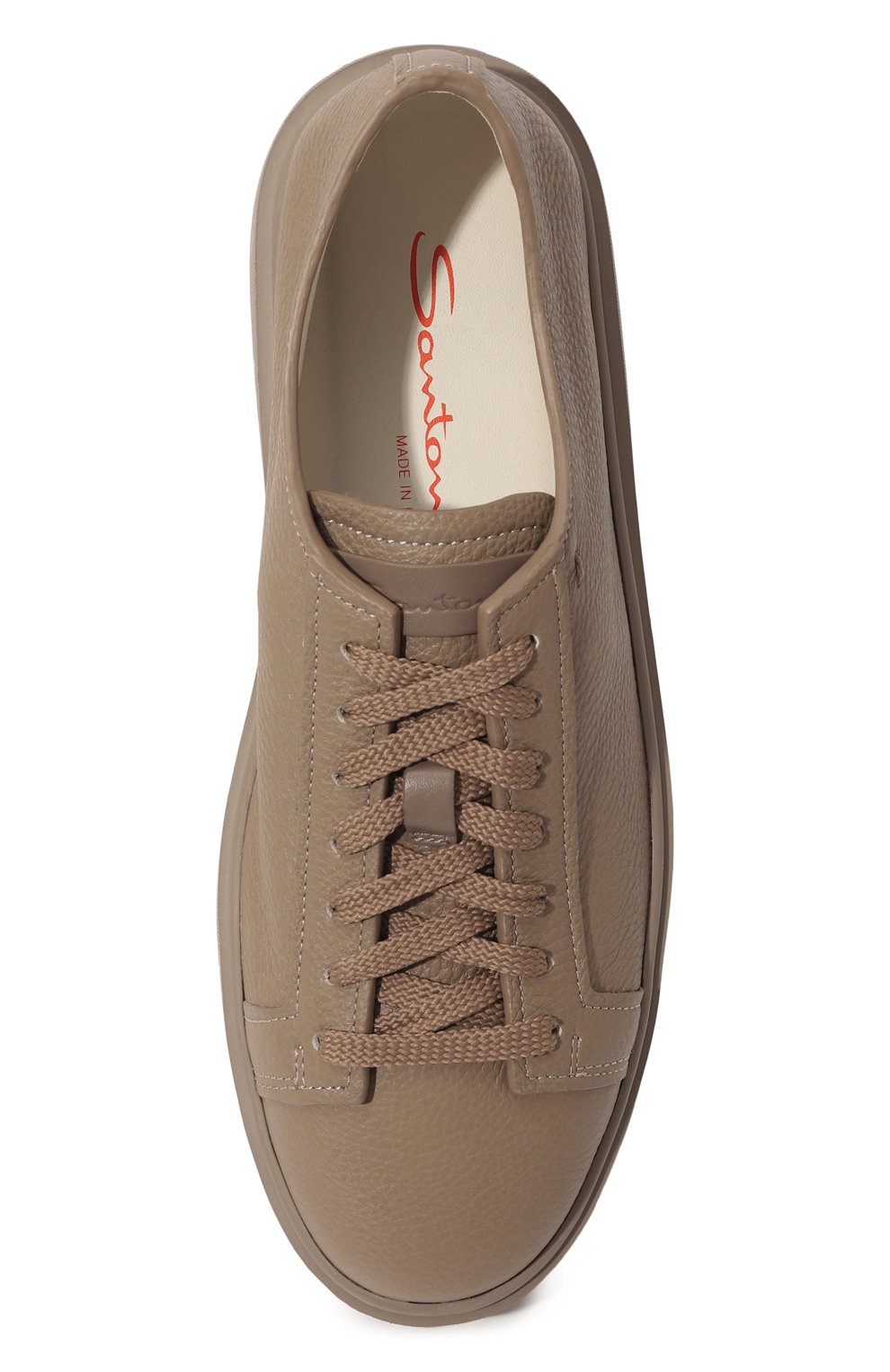 Кожаные кеды SANTONI, арт. WBCD60919TARCSQ4E30, фото 6