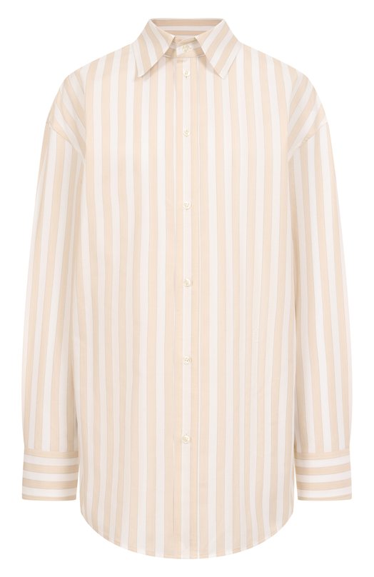 Хлопковая рубашка Saint Laurent 829703/Y7C11 Бежевый 829703/Y7C11