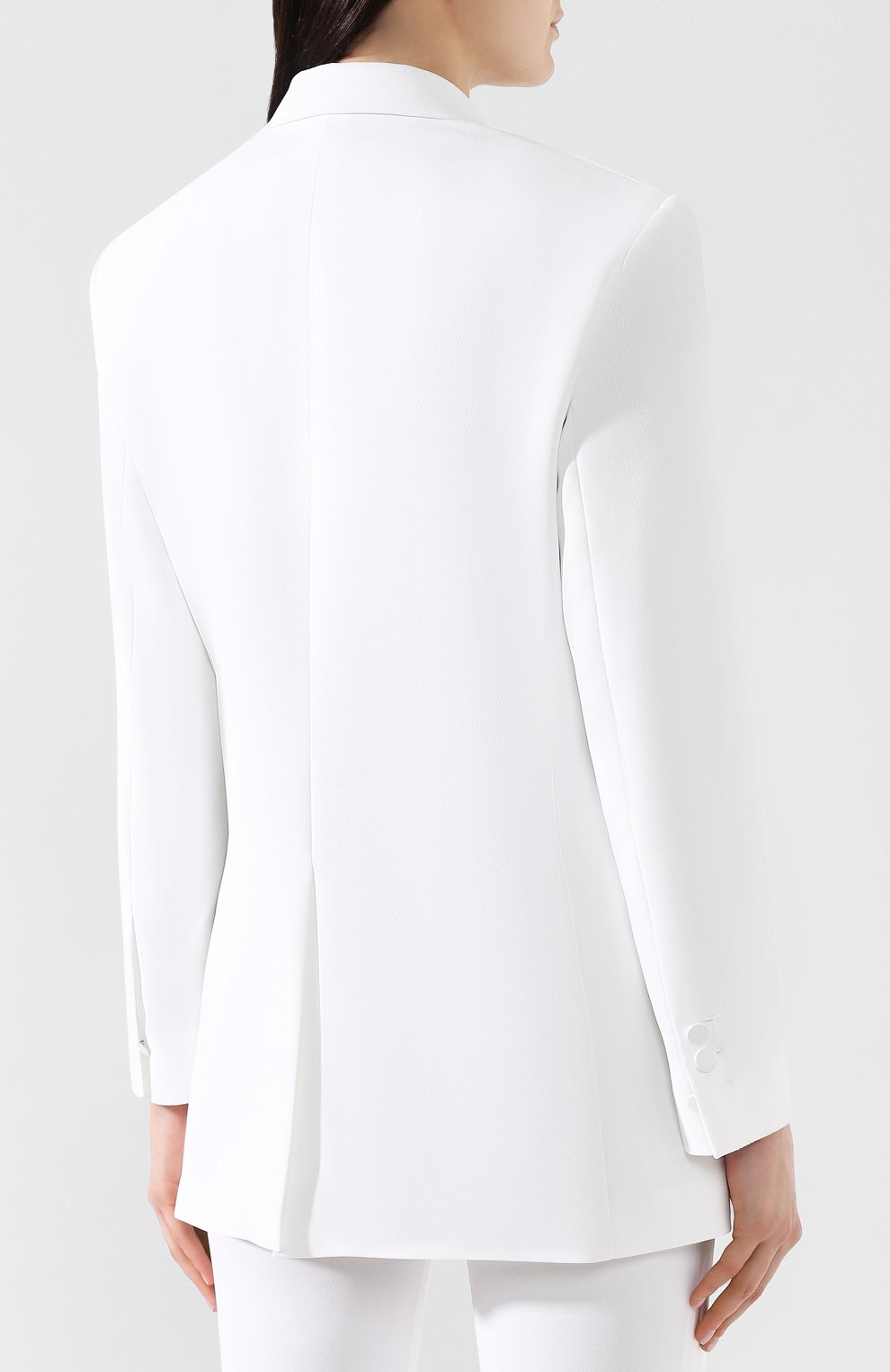 Двубортный жакет MSGM белого цвета по цене 49050 руб., арт. 2641MDG18 195137, фото 4 Двубортный жакет MSGM, арт. 2641MDG18 195137, фото 4