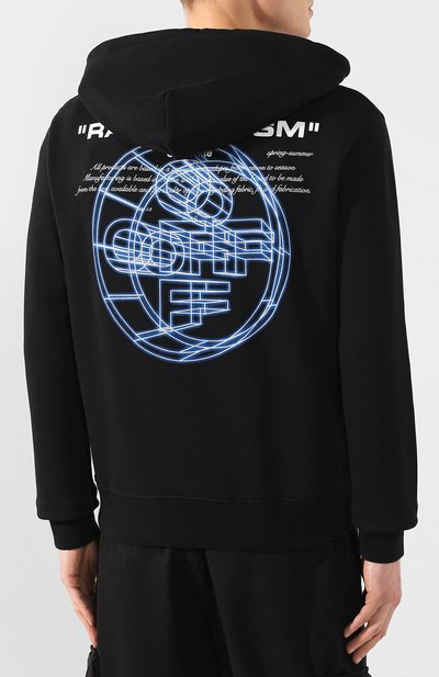 Хлопковое худи OFF-WHITE, арт. 0MBB034R20E300031088, фото 4