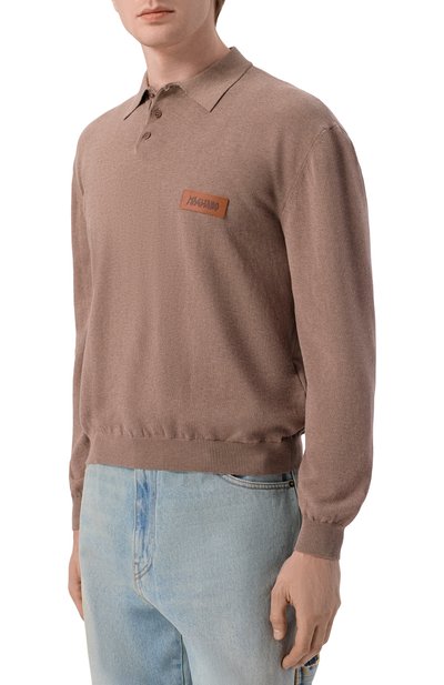 Хлопковое поло MAGLIANO бежевого цвета по цене 86250 руб., арт. MGSS26P001180, фото 3 Хлопковое поло MAGLIANO, арт. MGSS26P001180, фото 3