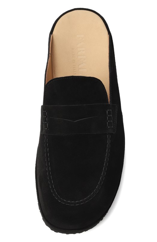 Замшевые домашние туфли Farfalla F5ALI/SUEDE Чёрный  F5ALI/SUEDE Фото 6