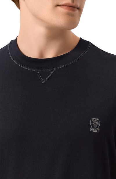Хлопковая футболка BRUNELLO CUCINELLI, арт. M0B131328G, фото 5