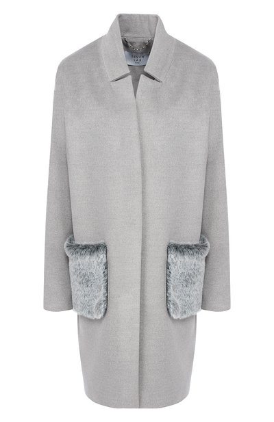 Женское пальто из смеси шерсти и кашемира SEVEN LAB, арт. 2C-001 pearl grey