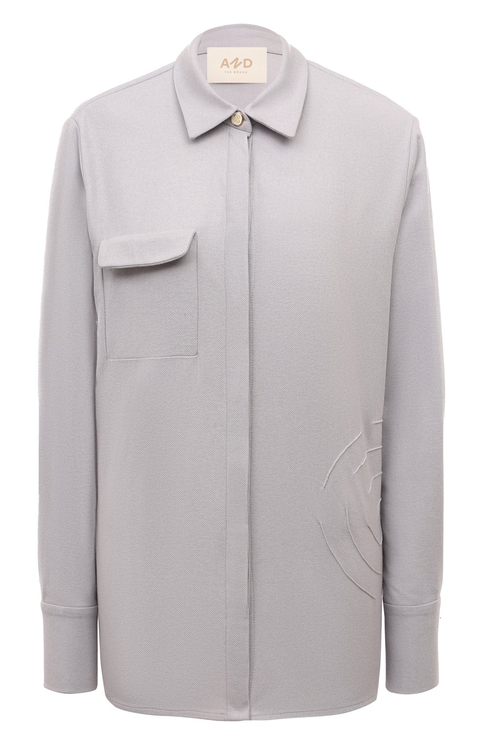 Рубашка из шерсти и кашемира AND THE BRAND, арт. SH001-2007-931-S24, фото 1