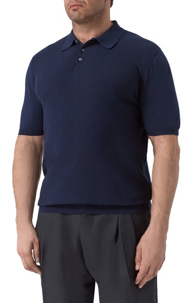 Хлопковое поло KITON, арт. UMK070660H, фото 3