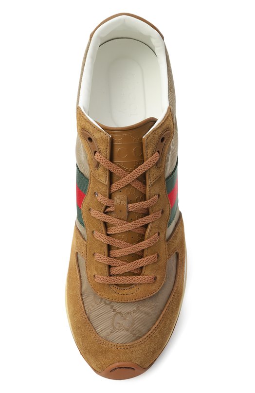 Комбинированные кроссовки Re-Motion Gucci 832461/AAEW3 Коричневый  832461/AAEW3 Фото 6