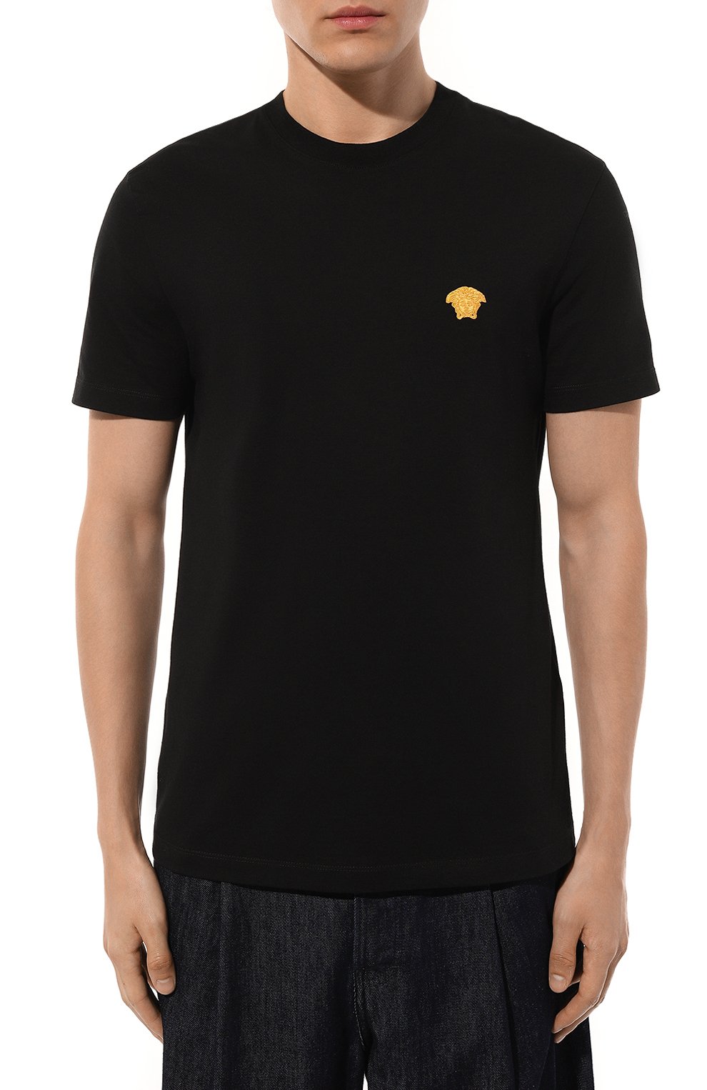 Хлопковая футболка VERSACE, арт. 1008481/1A08489, фото 3
