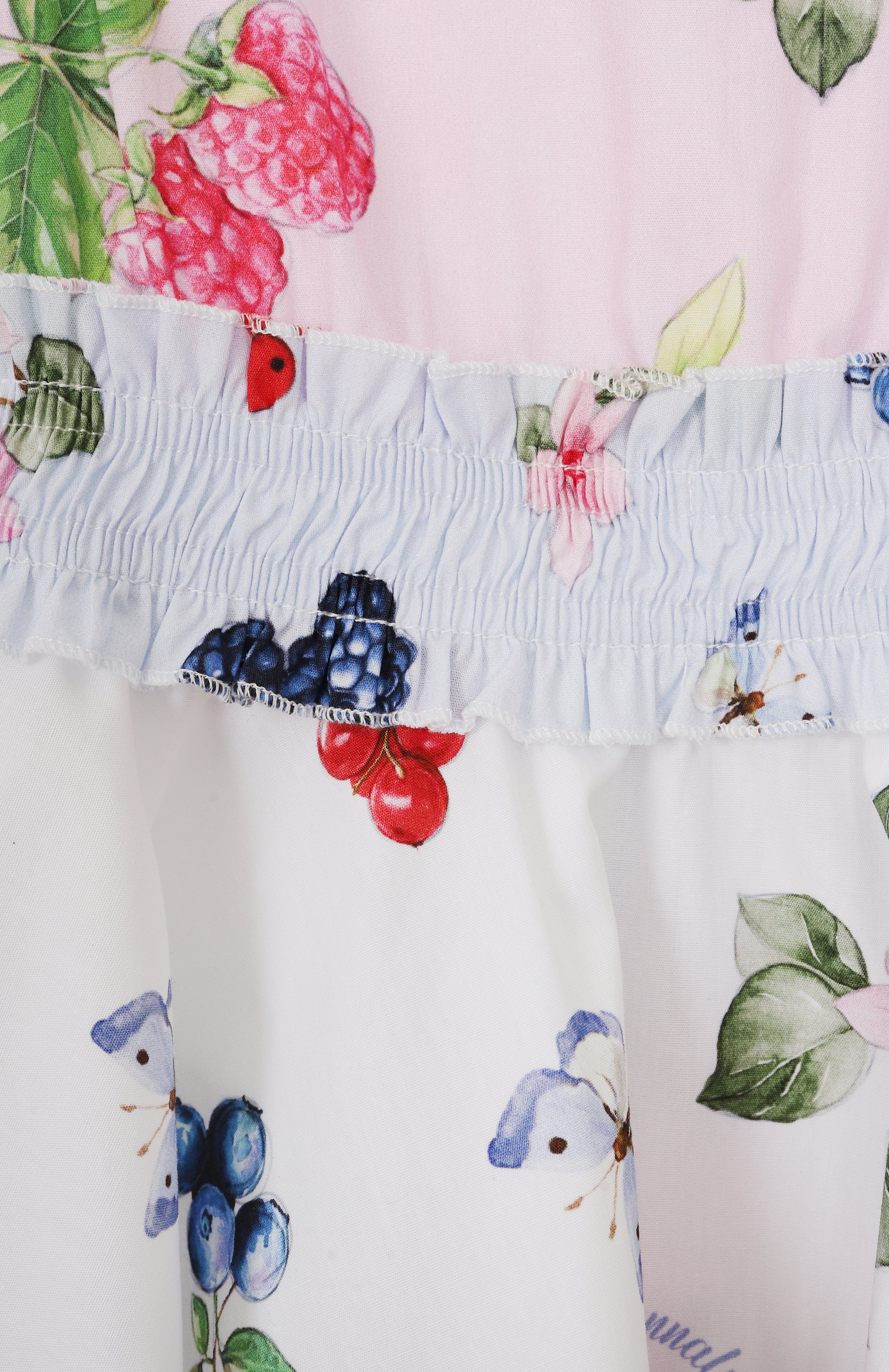 Хлопковое платье MONNALISA, арт. 11E921, фото 3